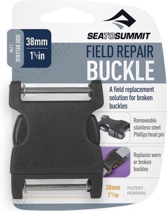 Sea to Summit Field Repair Buckle Side Release 38mm 2 Pin - Black - Unisex