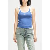 Deus Ex Machina tanktop met logo - blauw