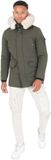 Sixth June Waterafstotende parka met capuchon en bont