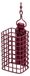 DELPHIN Magma SQUARE Groot, 52x33x30mm, alimentation/paniers d'alimentation, contenu 100g