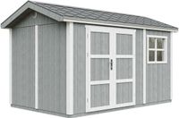 Timbela M914A-CAVERN STEEL - LP SmartSide Tuinhuis op houtbasis - 8,68 m² - 250x412xH252 cm - met vloer en verf
