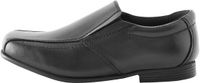 Next Jongens Leren Loafers voor School met Brede Pasvorm (G) - Zwart