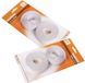 Humbert Und Brandt Gmbh Bande velcro auto-adhésive / 4x rouleaux blancs - de 200 x 2 cm - bords adhésifs