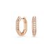 Swarovski Dextera Dames Oorbellen Metaal - Roségoud