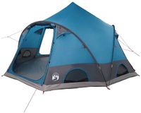 vidaXL Tunneltent 4-persoons Blauw