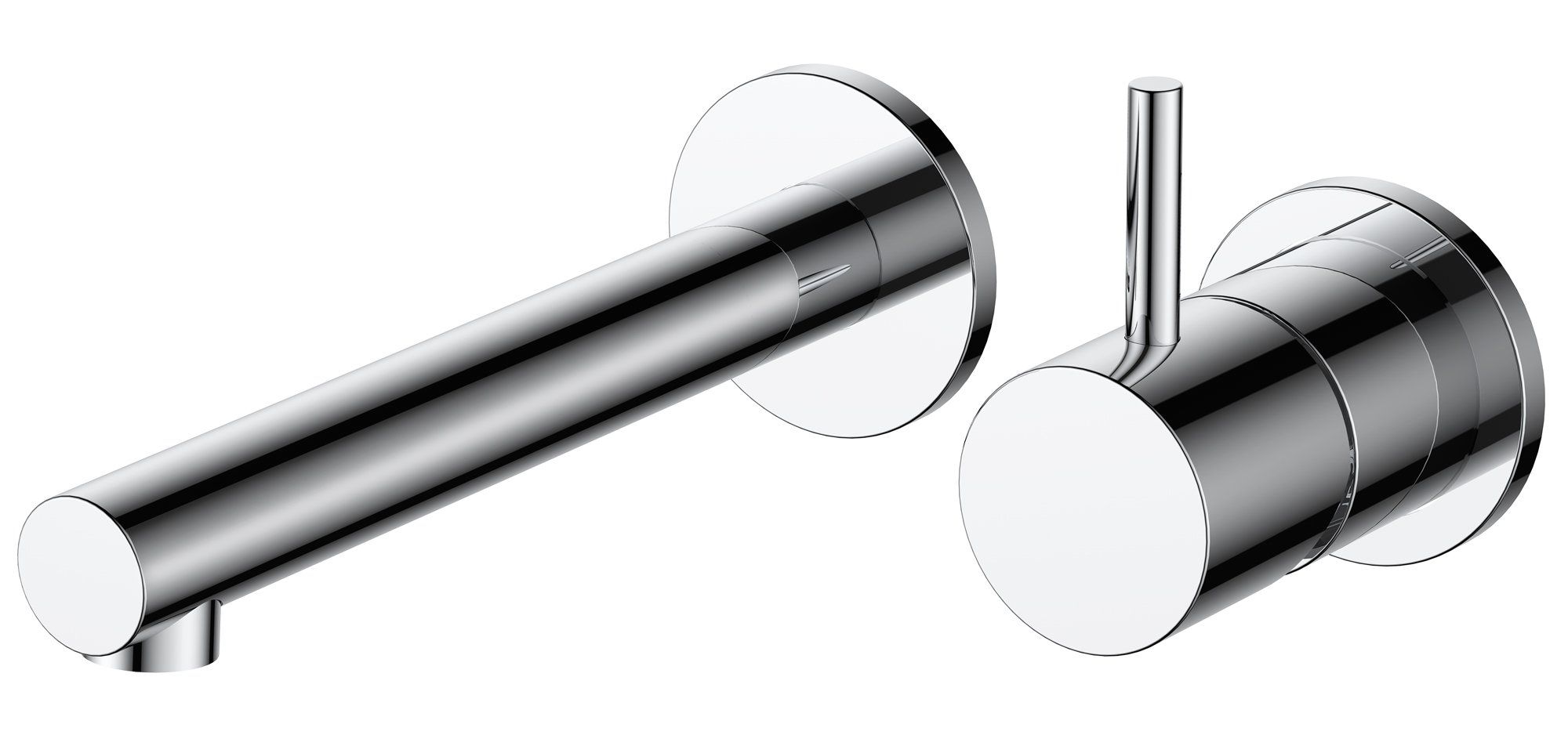 Wiesbaden Style inbouw wastafelkraan chroom