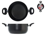 HOME Braadpan met anti-aanbaklaag Maitre 2 Handvatten Cm 22 Kookpot