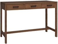 vidaXL Bureau met lades Naturel Massief Teakhout 110 x 50 x 75 cm