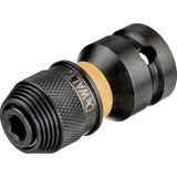 DEWALT Adapter slagschroevendraaier 1/2 naar 1/4, geel/zwart, 5,1 cm