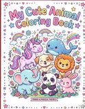 Cute Kawaii Animals Coloring Book for Kids A-Z