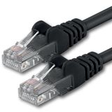 1aTTack.de 15m - zwart - 1 stuk - CAT.6 CAT6 Ethernet LAN-netwerkkabel 1000 Mbit/s patchkabel