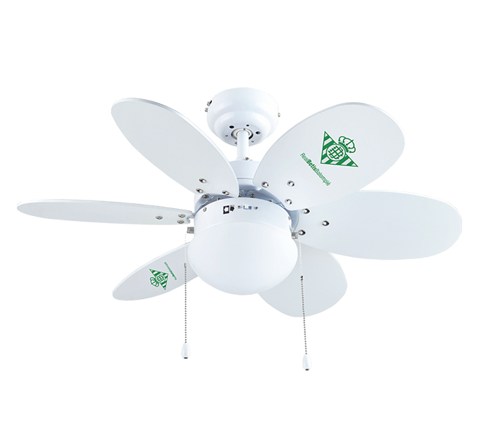 Bastilipo Real Betis - Huishoudelijke ventilator met bladen - wit
