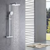 Merkloos Wan GmbH Doucheset – Thermostatisch – Inbouw – Metaal/RVS – 123 cm – Modern