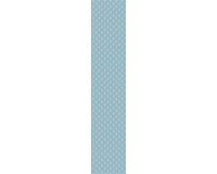 Ambiance Sticker Voorgelijmd vliesbehang - ART DECO LICHTBLAUWE WAAIER - 1 rol van 300x60cm