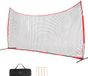 VEVOR Backstop-net, 620 x 140 cm Balsportbarrièrenet, Oefenuitrusting met Draagtas, Beschermscherm voor Honkbal-, Softbal-, Lacrosse-, Voetbal- en Hockeytraining, Tuin