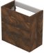 INK - Fontein Onderkast P2O Deur Greeploos Dekor Universeel Draaiend - 400x220x400 mm - Noten