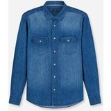 OLYMP Casual Regular Fit Overhemd Neurenberg blauw