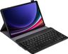 Cazy Étui pour tablette avec clavier compatible avec Samsung Galaxy Tab S9 / S9 FE / S10 FE / S10 Lite - Étui clavier Bluetooth QWERTZ - Noir