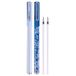 Idena 11372 - Metalen balpen, 2 stuks, incl. 2 reservevullingen, schrijfkleur zwart, geschikt voor kantoor, school en thuis