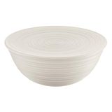 Guzzini - Tierra, XL Bak met Gerecycled Plastic Deksel, Kom - Melkwit, Ø 30xh13 cm | 5000 ml - 175001156