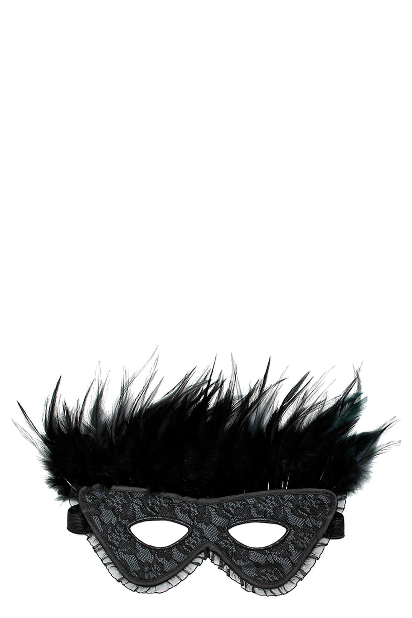 Bondage Play Oogmasker Satin Look Feather - 8718924238394