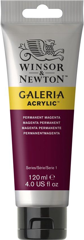 Winsor & Newton Galeria Acryl 120ml Permanent Magenta - 0094376986716