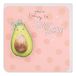 Clintons: Leaving To 'Avo' Baby 1164760 Leaving To Have A Baby wenskaart, 159 x 159 mm, meerkleurig