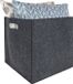 QUVIO Opbergbox vierkant - Vilt - 31 x 31 x 32 cm