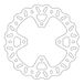 Rear Nitro Rear Mud Brake Disk - 4mm Thickness