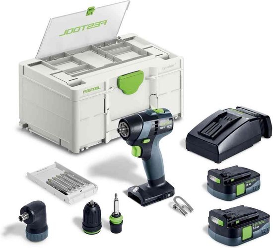 Festool TXS 12 2,5-Set Accu Schroefboormachine 12V 2.5Ah in Systainer - 576874