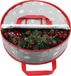 Famanu – Sac de rangement pour couronne de Noël - gris