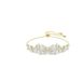 Swarovski Idyllia Lilia Bracelet, Butterfly Motif, Clear Pavé Crystals, Gold-Tone Finished Setting, for Women