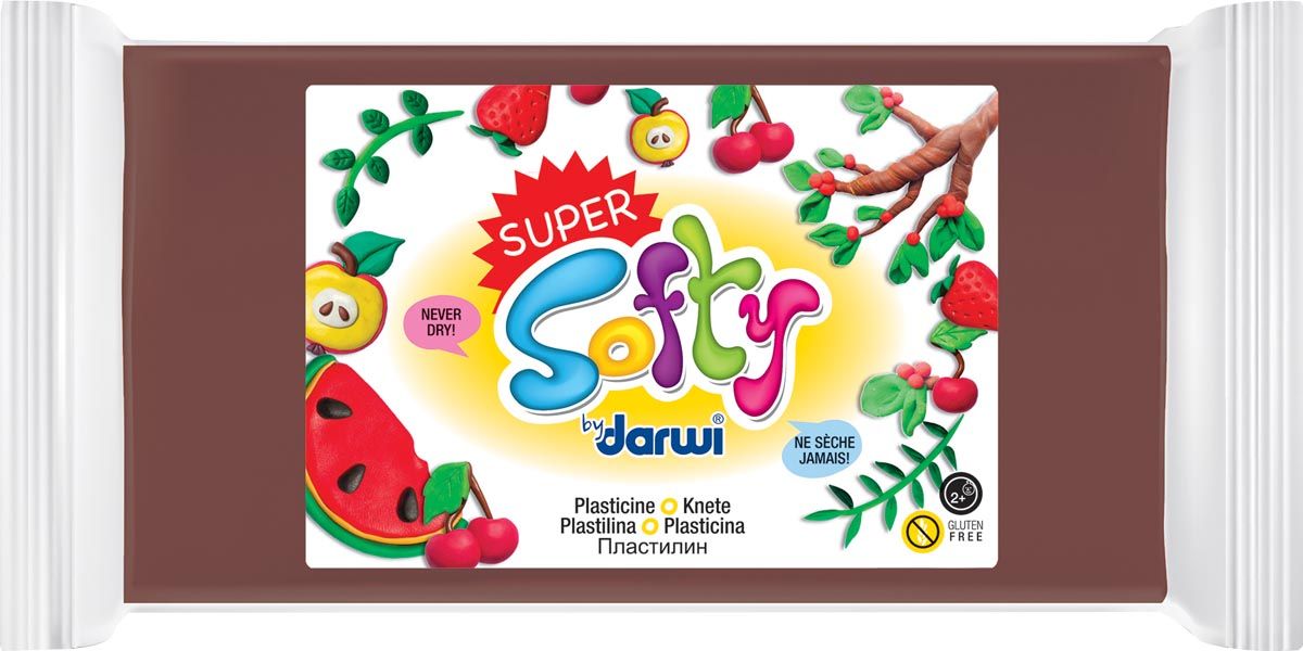 Darwi boetseerpasta Super Softy 350 g bruin