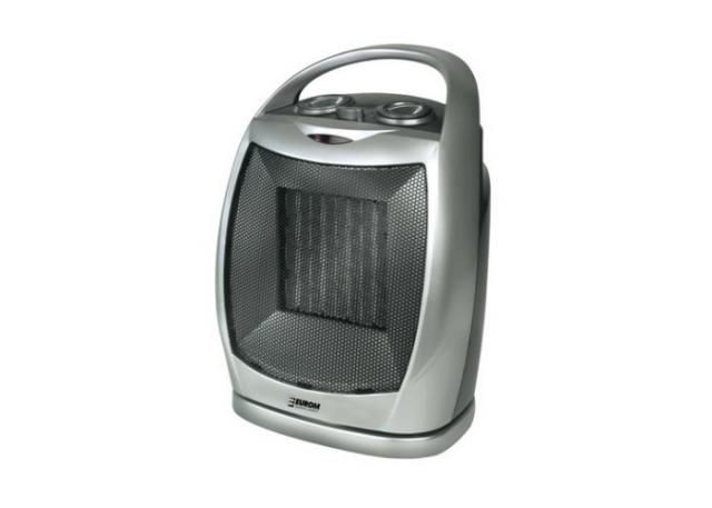 Eurom SF1525 Radiator/Fan - 1500W - Black/Silver