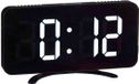 Giftdecor Horloge/réveil/réveil Home Phone - noir - plastique - 16 x 8 cm