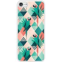 Apple Siliconen hoesje compatibel met iPod Touch 5, 6 Geometrische Parrot