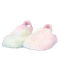 Pantoufles multicolores
