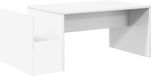 vidaXL Salontafel Wit 90 x 45 x 35 cm Bewerkt Hout