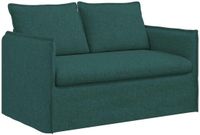 vidaXL Bank Donkergroen Stof 136 x 82 x 85 cm