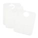 Ti TIN Slabbetjes voor volwassenen, waterdicht, zelfsluiting, absorberend en ademend, 50 x 60 cm, witte badstof, met vinylvoering, wasbaar en duurzaam, 3 stuks