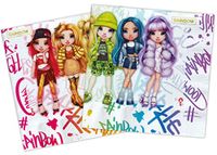 Ciao - Composteerbare papieren servetten Rainbow High (33 x 33 cm, dubbele doek), 20 stuks, meerkleurig, 24070