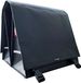 Clarijs Fietstas dubbel XL PVC 46L met uitsparing matt zwart
