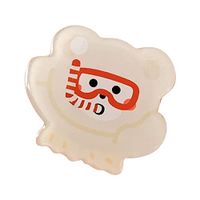 lamphle Telefoon Houder Glad Rand Flexibele Lichtgewicht Koreaanse Stijl Cartoon Dier Airbags Epoxy Telefoon Vinger Clip Beugel voor Decoratie H 1 Stks