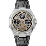 Ingersoll The Spirit herenhorloge 46,7 mm automatisch horloge, zwart, armband