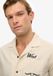 Superdry The Merchant Store Resort overhemd Heren Oatmeal Beige Linnen Katoen Korte Mouw Regular Fit S