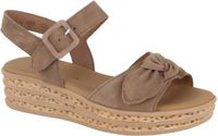 Gabor - Dames - Plateau sandalen - Bruin - Maat 42