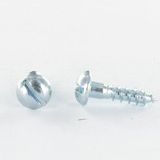 Vis Bois Tête Ronde Tr Fendue 3.5x16 Acier Zingué-200 Pièces