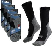 Apollo wandelsokken - zwart - volwassenen - maat 35/38 - Outdoor - Coolmax - 4 paar