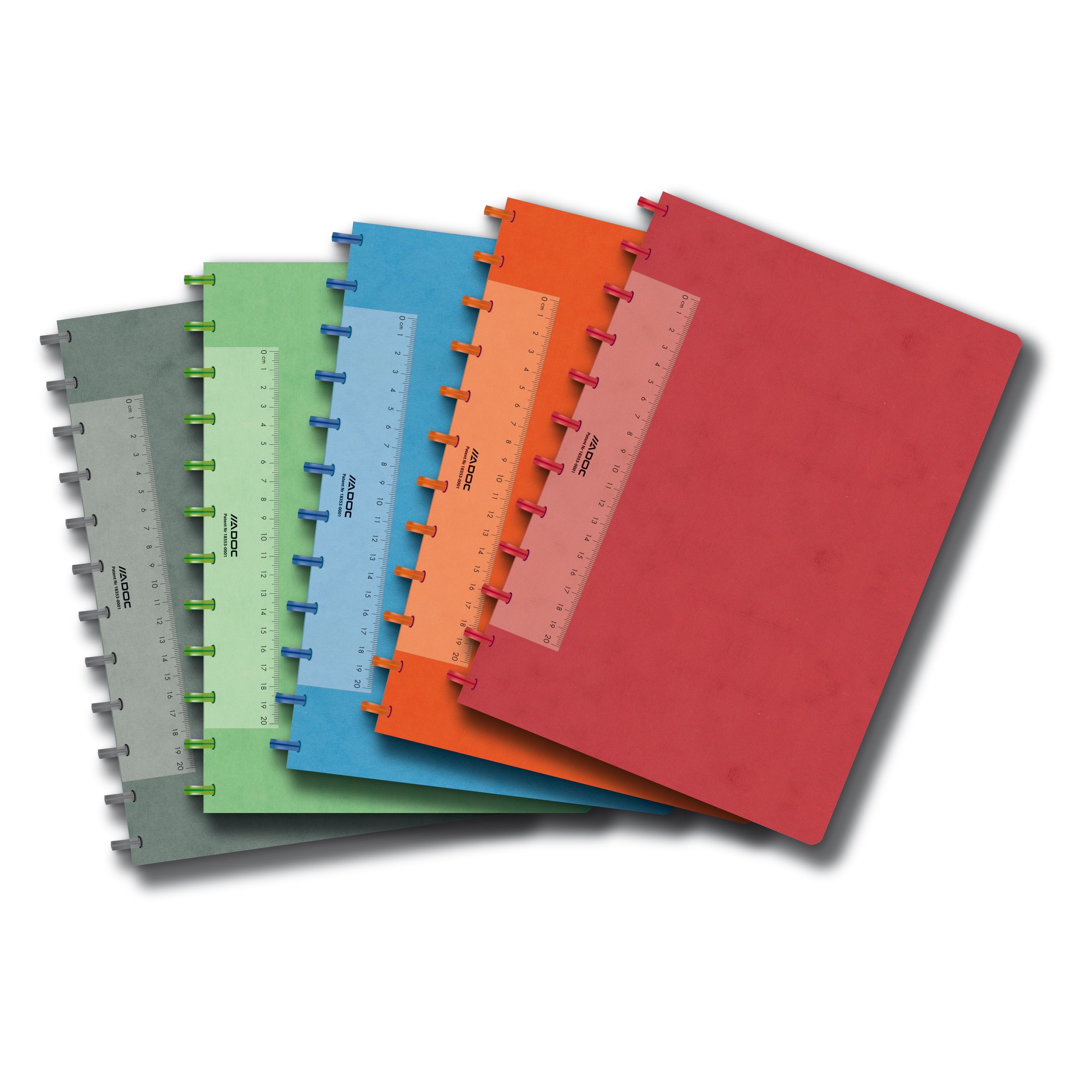 Adoc PAP-EX Book Colorlines A4 - Multicolour - 10 stuks