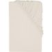 LIVARNO Drap-housse en jersey avec lin, 140-160 x 200 cm. (Beige)